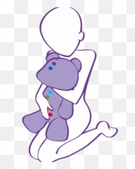 Lavenderbuddy - Dot Emoji,Cartoon Bear Emotions