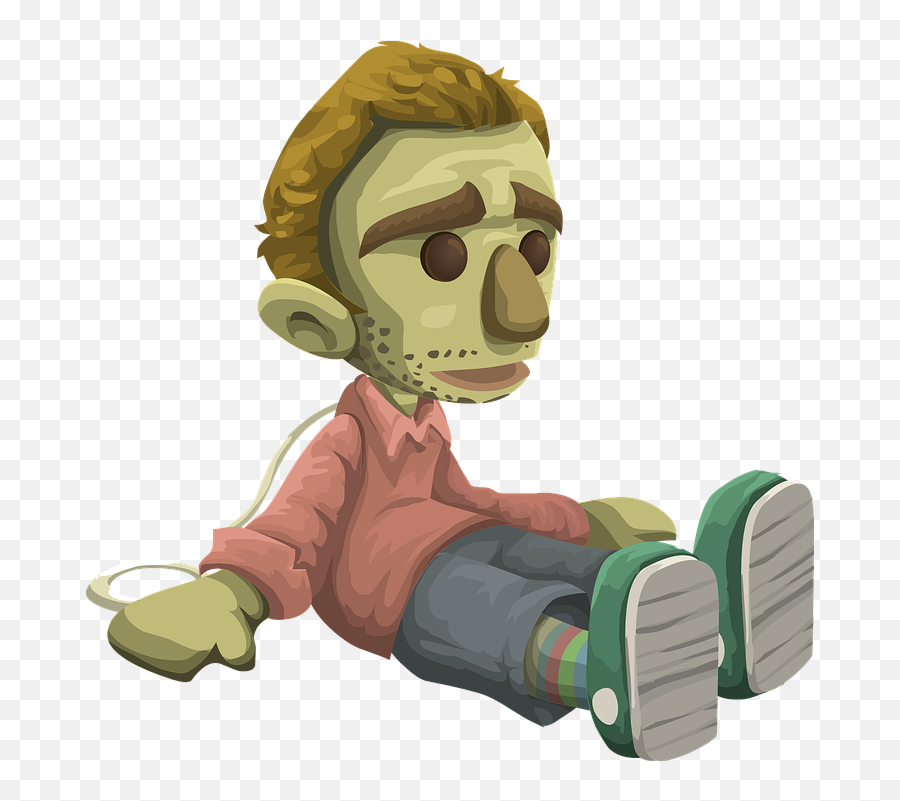 Doll Toy Zombie - String Doll Png Cartoon Emoji,Illustration Sad Emotion Planet