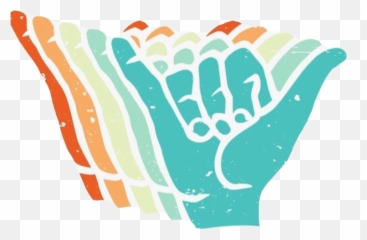 Beach Beachy Sticker - Vintage Shaka Brah Hands Emoji,Shaka Emoji