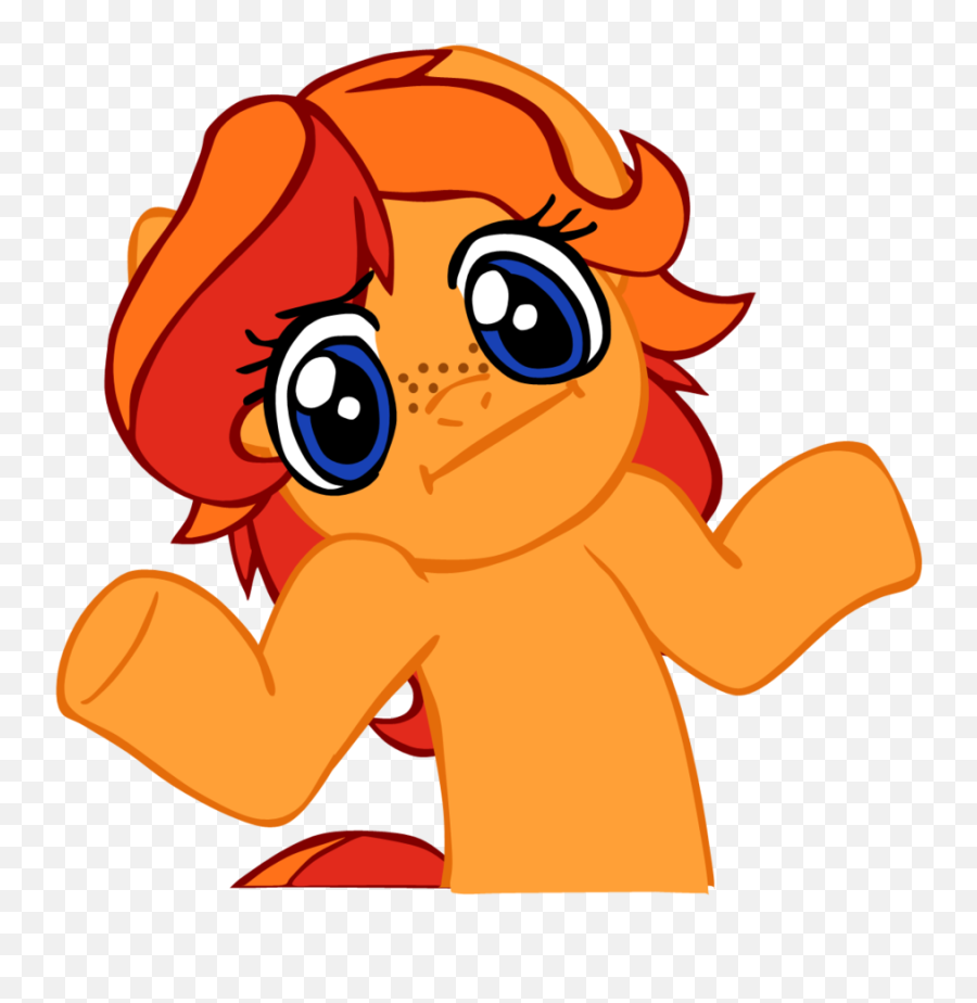 Pony Shrug Transparent Cartoon - Jingfm Pinkie Pie Shrug Emoji,Shrugs Shoulders Emoji