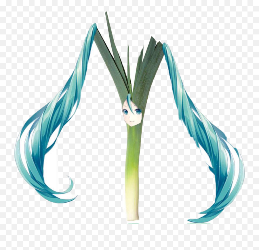 The Most Edited - Cursed Miku Emoji,Miku Leek Emoticons