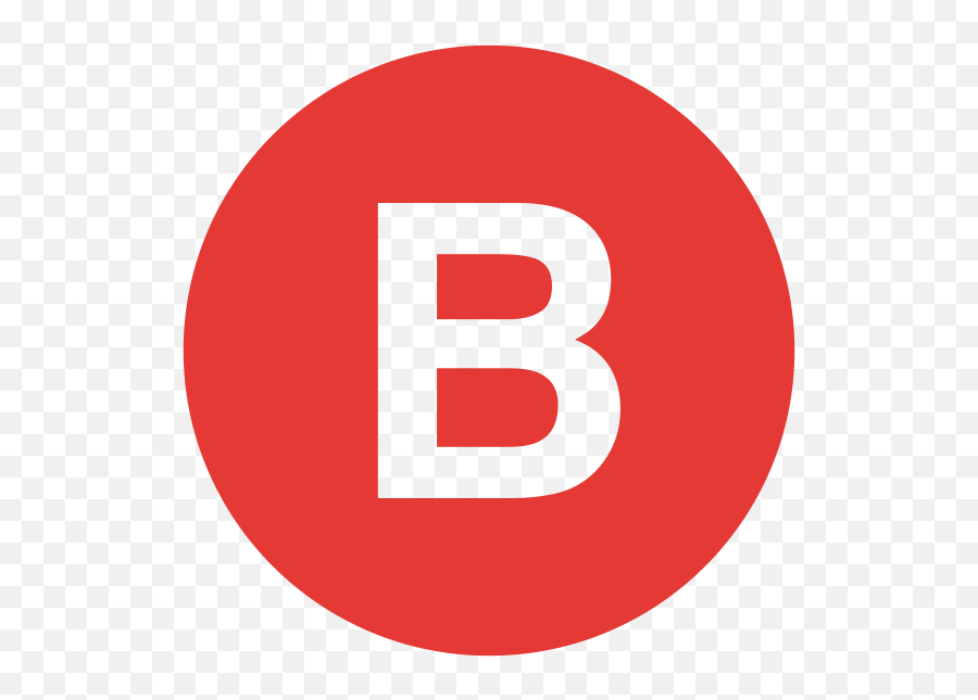 Eo Circle Red Letter - Letter B In Red Circle Emoji,B Letter Emoji