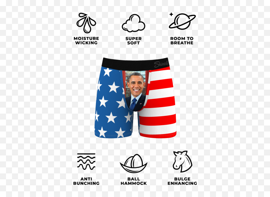 Presidential Ball Hammock Pouch - Obama Ball Sack Emoji,Obama Thanks For Emoji