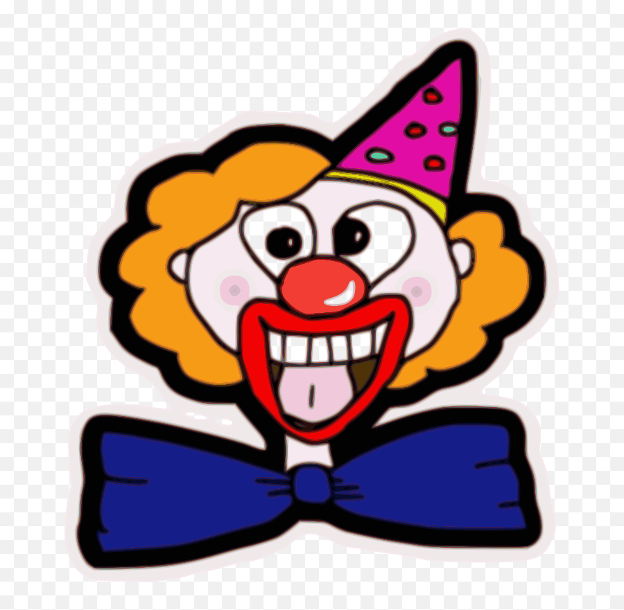 Free Clip Art Clown Face By Ksly4ever - Payaso Cara Blanca Dibujo Animado Emoji,Clown Face Emoticon -emoji