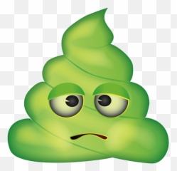 Emoji - Bull And Poop,Nauseated Emoji