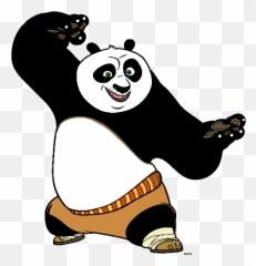 Panda Clipart Kung Fu Panda 3 Panda - Kung Fu Panda Vector Art Emoji,Kung Fu Emoji