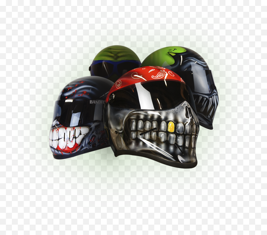 Smiley Face Helmets - Motorcycle Helmet Emoji,Bandit Emoticon Meaning