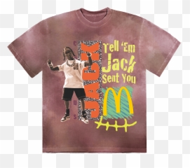 How A Burger - Travis Scott Macdonald T Shirt Emoji,Emotions Wheel Travis Scott
