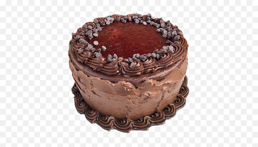 Collections - Chocolate Cake With Strawberries And Chocolate Chips Emoji,Facebook Cake Emoticon