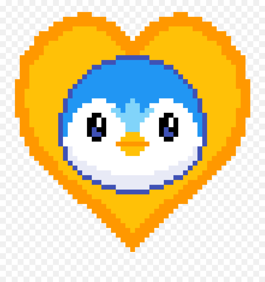 Download Hd Piplup - Minecraft Epic Pixel Art Transparent Pixel Art Pokemon Voltorb Emoji,Why Are Emoticons On Bed Minecraft