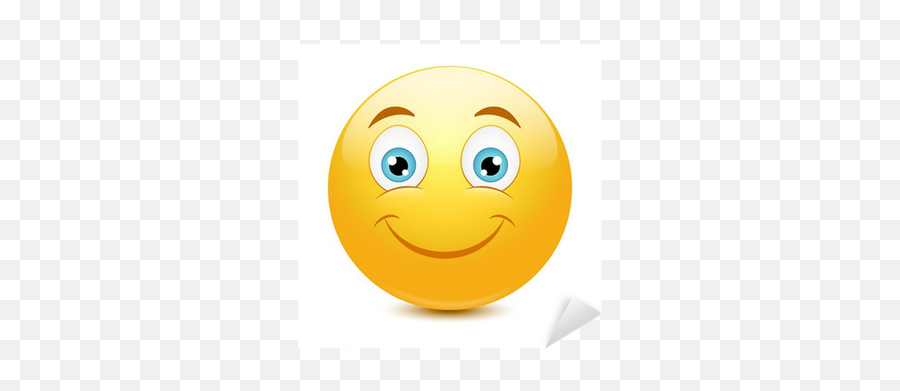 Vinilo Pixerstick Emoticon Con Gran Sonrisa Pez U2022 Pixers - Sad Emoticon Emoji,Confused Emoticon Transparente
