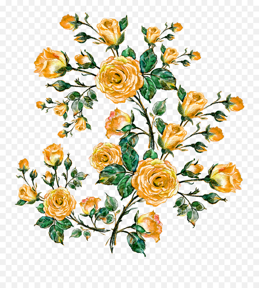 Drawing Digital Flowers Flower Wallpaper - Floral Emoji,Background On The Emotions Flowers Album