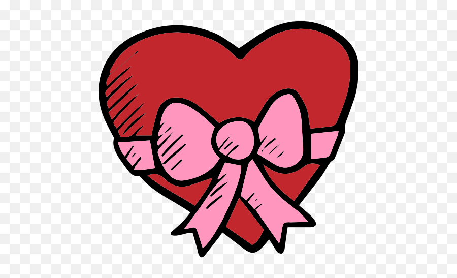 Love Romanticism Heart Lovely Ribbon Romantic - Girly Emoji,Heart Bow Emojis