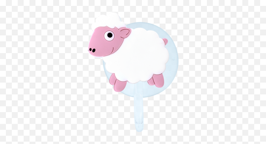 Suction Hook - Aniholder Pylones Girly Emoji,Pink Sheep Emoticon
