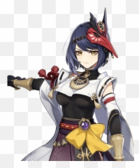 Genshin Impact Inazuma Characters - Kujou Sara Genshin Impact Emoji,Feits Oboro Emotion