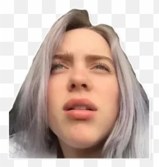 Billie Eilish Sticker Pack - Billie Eilish Head Sticker Emoji,Billie Eilish Emotions