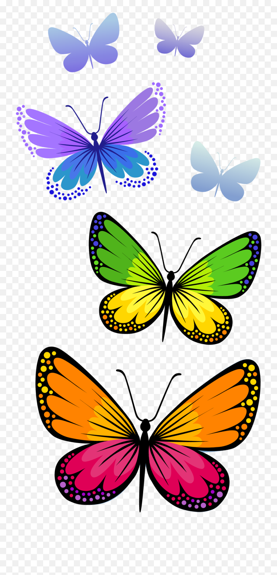 Free Smiley Emoji Black And White - Clipart Butterflies,Free Butterfly Emojis