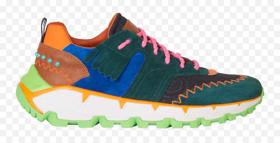 Etro Earthbeat Sneakers Leather Multicolour Sneakers Etro Emoji,Skirts Emotion