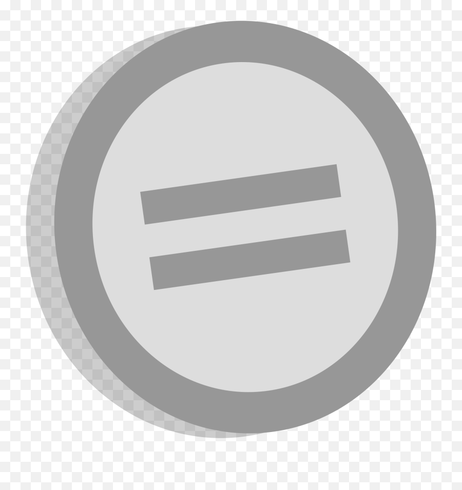 Gray Equal Equals Sticker - Neutral Symbol Emoji,Equals Sign Emoji