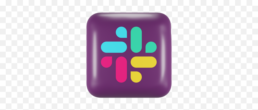 Free Slack Logo 3d Illustration Download In Png Obj Or Emoji,Slack Number Emoji