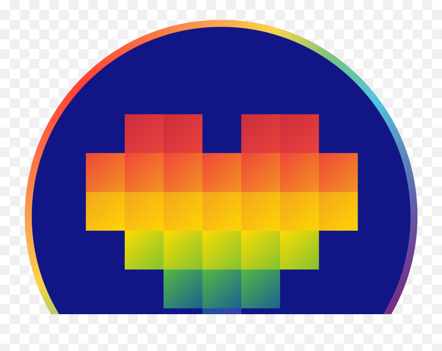 Rainbow Heart Designs Themes Templates And Downloadable - Vertical Emoji,Revolving Heart Emoji