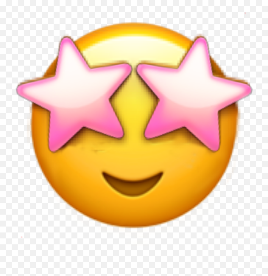 Emoji Staremoji Stareyes Sticker - Ios 10 Heart Eyes Emoji,Star Eyes Emoji Png