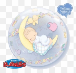 Baby Shower Precious Moments Boy Girl Bubbles Balloon - Bubbles Emoji,Girls Emoji Tank