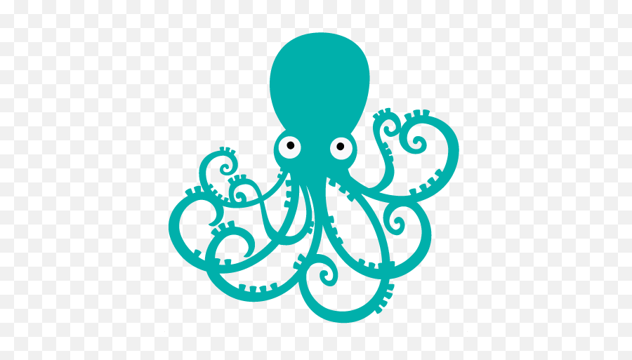 Octopus Clipart Image 2 - Clipartix Blue Octopus Clipart Png Emoji,Octopus Emoji Png