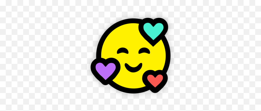 Flower Heart Cutouts U2014 Fun Handheld Church Welcome Signs - Happy Emoji,Closed Eyes Flower Emoticon