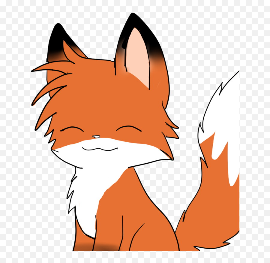 894 X 894 7 - Cute Fox Png Emoji,Red Fox Emoticon