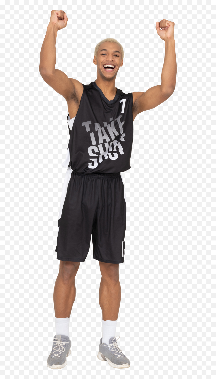 Cheerful Black Png Photos U0026 Pictures Icons8 - Basketball Player Emoji,Emoji Basketball Shorts