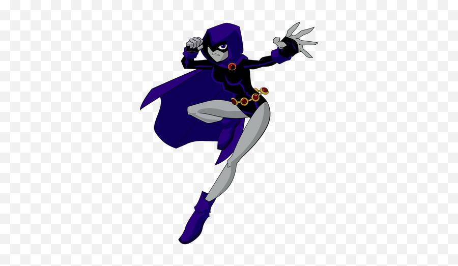 Animated Teen Titans Characters - Tv Tropes Raven Teen Titans Png Emoji,Justice League Fanfiction Robin Emotion