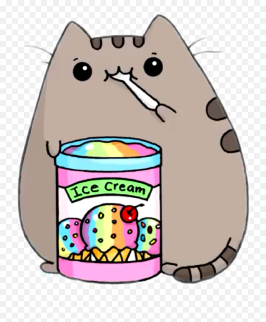 Food Artwork Pusheen Drawing Cat Free - Unicorn Draw So Cute Pusheen Emoji,Pusheen Understanding Your Cat's Emotions