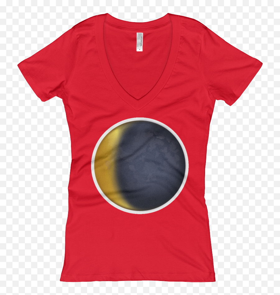 Download Hd Crescent Moon Emoji - Tshirt Transparent Png Short Sleeve,Moon Emoji