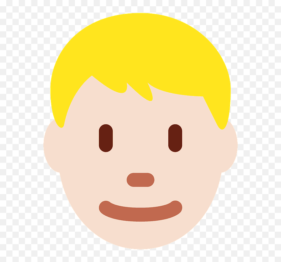 Man Emoji Clipart - Blond,Emojis Man Png