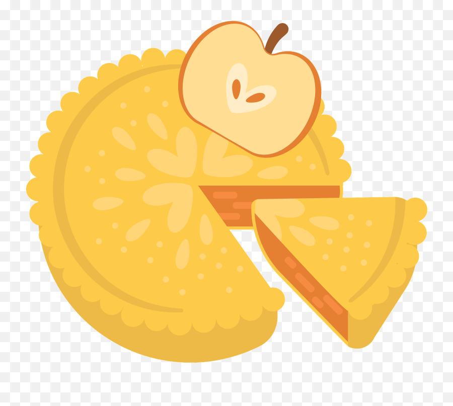 Apple Pie Clipart - Slice Apple Pie Clipart Emoji,Apple Pie Emoji