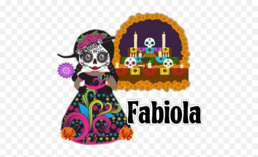 Día De Los Muertos Nombres 2 Stickers For Whatsapp - Stickers Whatsapp Dia De Muertos Emoji,Emojis Whatsapp Grande