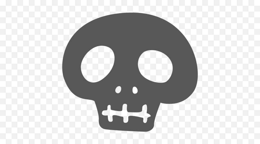 Creepy Halloween Skull - Transparent Png U0026 Svg Vector File Halloween Skull Png Emoji,Scary Halloween Emojis Free