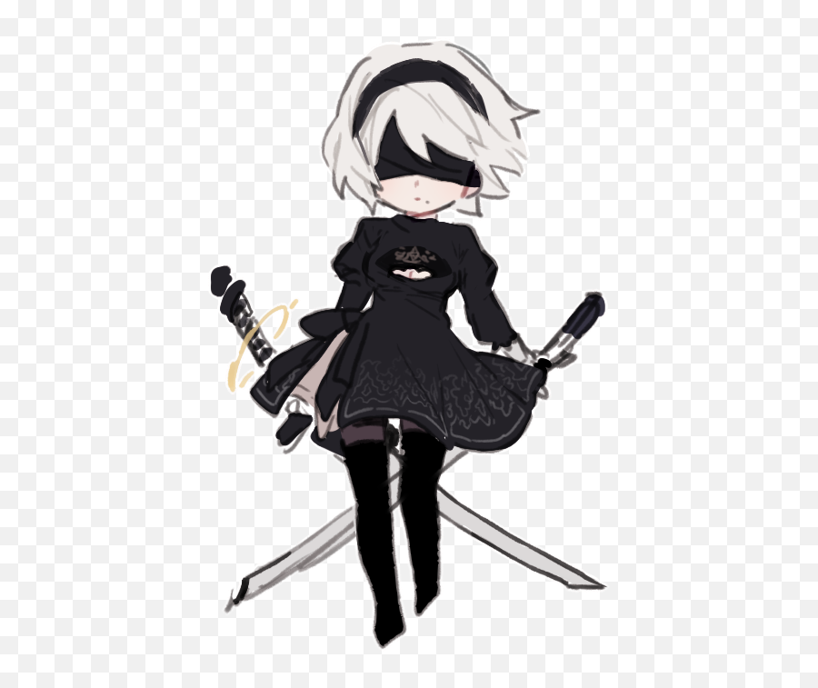 Pin On Nier - Nier Automata Chibi Png Emoji,No Emotions Comic Nier