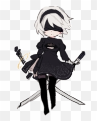 Pin On Nier - Nier Automata Chibi Png Emoji,No Emotions Comic Nier