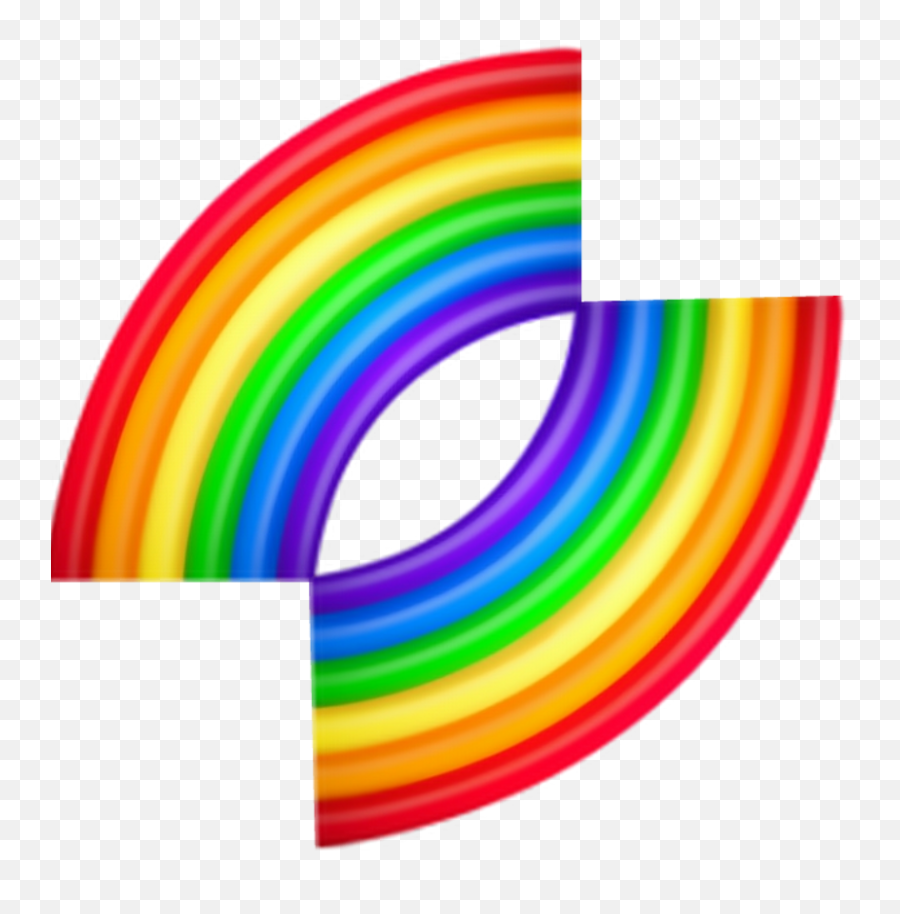 Rainbow Sticker - Emoji De Arcoiris Iphone Full Size Png Emoji De Arcoiris De Whatsapp,Rainbow Emoji