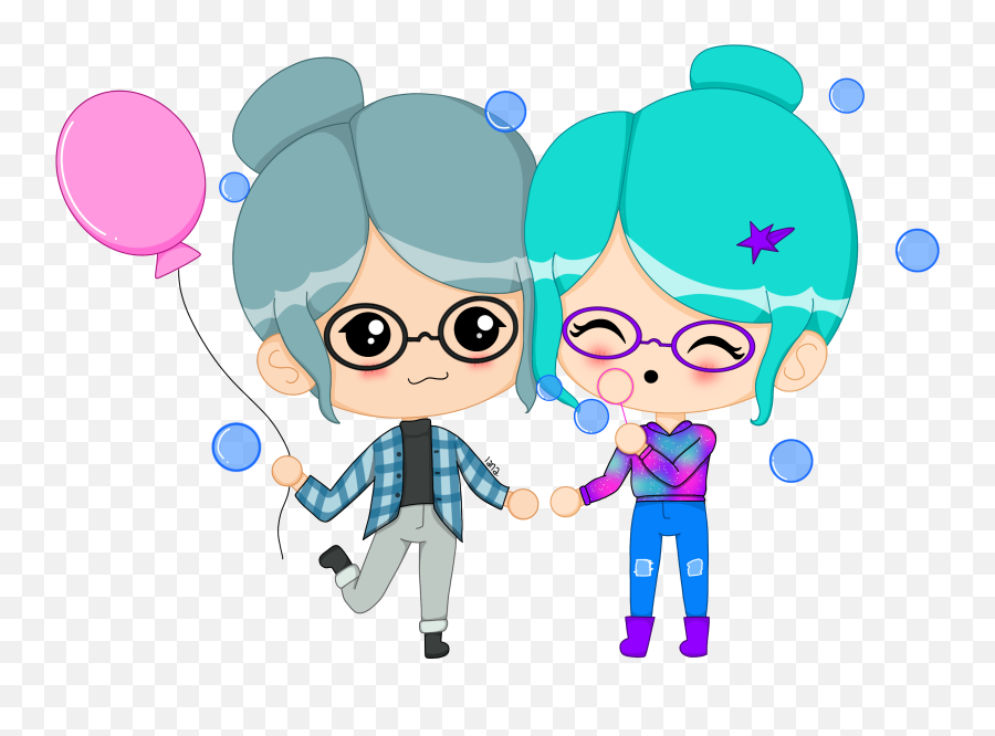 Lanas Art Open - Holding Hands Emoji,Love Emotion Chibi