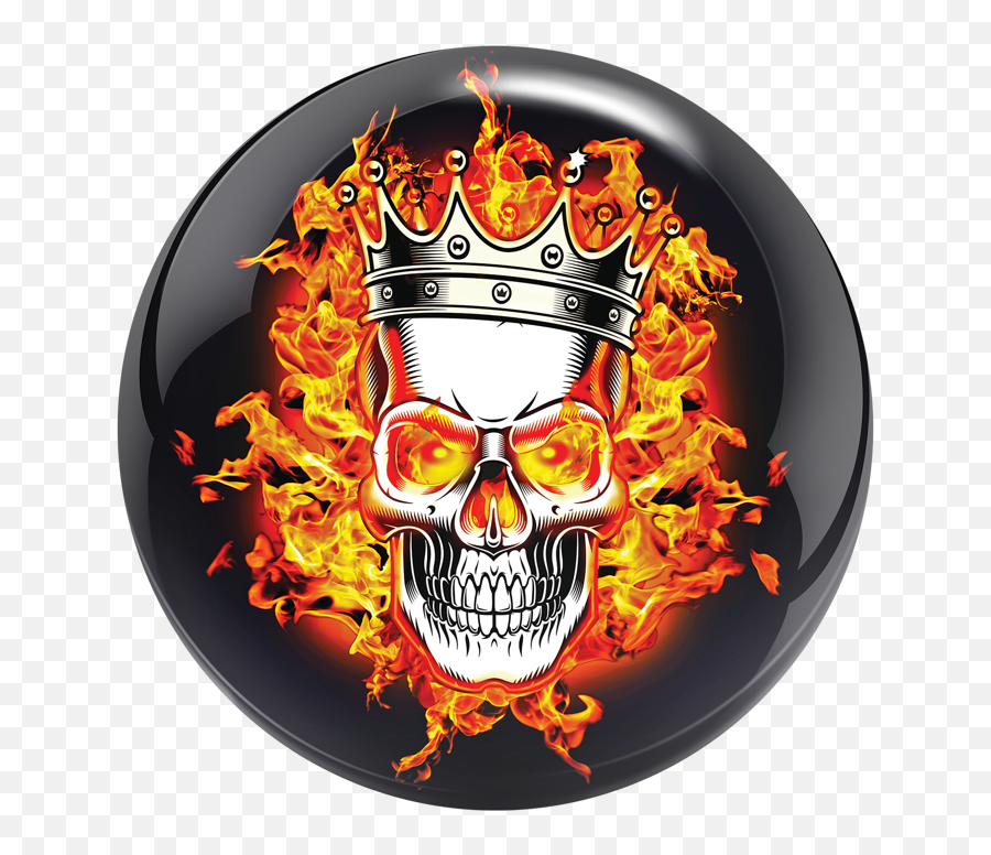 Flaming Skull Brunswick Bowling - Flaming Skull Emoji,Skull & Acrossbones Emoticon