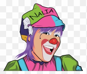 Costume Hero Anti - Girl Clown In Cartoon Emoji,Eggplant Emoji Costume