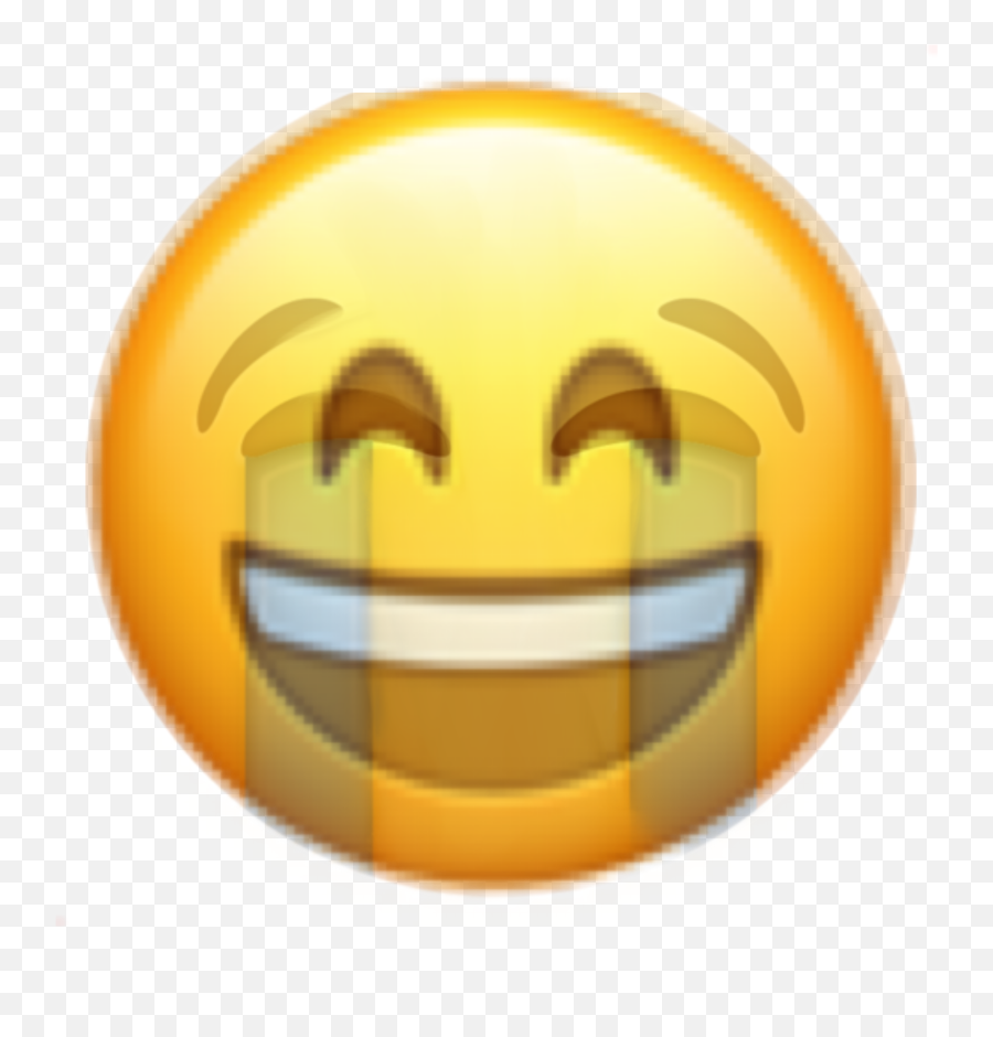 Emoji Sad Emojiedit Texmask Sticker - Wide Grin,Laughing Emoji Mask Meme