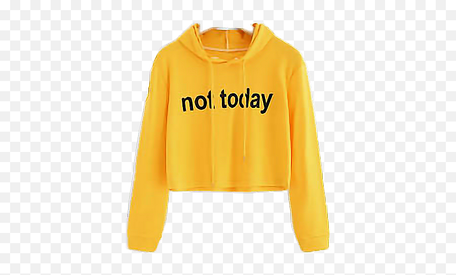 Croptop Croptops Yellow Sweater Sticker - Long Sleeve Emoji,Emoji Crop Top Sweater