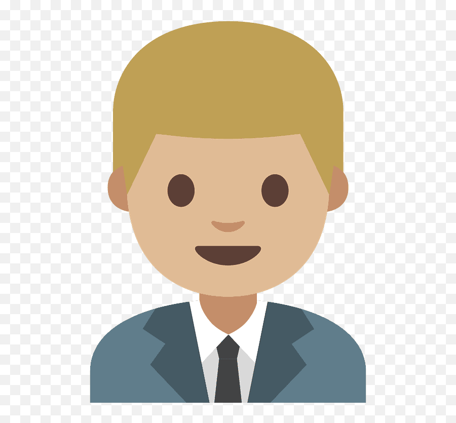 Man Office Worker Emoji Clipart Free Download Transparent - People Emoji,Cool Emojis For Boys