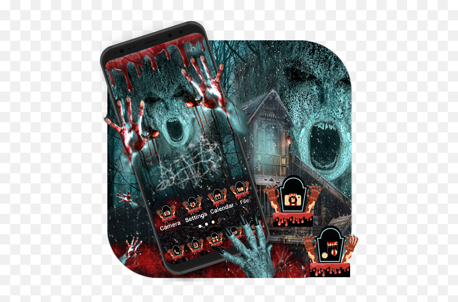 Scary Horror Launcher Theme Live Hd Wallpapers Emoji,Scariest Android Emojis