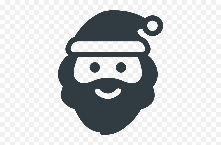 Free Santa Icon Of Glyph Style - Available In Svg Png Eps Emoji,Kawaii Christmas Emoticons