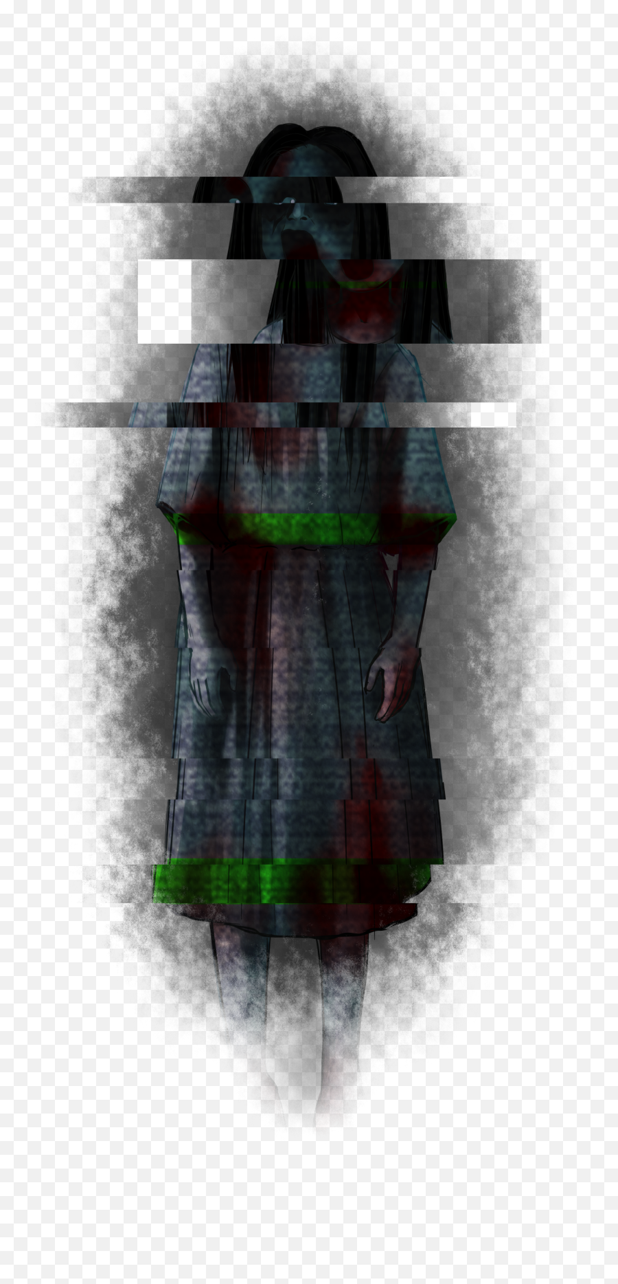 Download Ghost - Glitch Anime Full Size Png Image Pngkit Emoji,Emojis De Fbueno